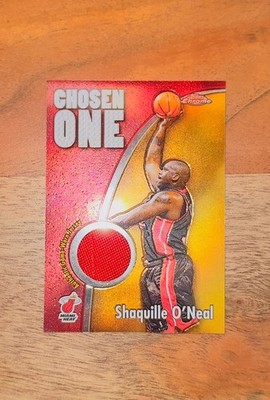2006 Topps Chrome Game Worn JERSEY #CO-SO 143/400 Shaquille O'Neal Miami Heat