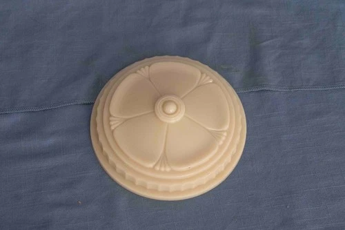 Vintage Westmoreland Depression Glass Lid or Light Cover Like Aladdin Alacite