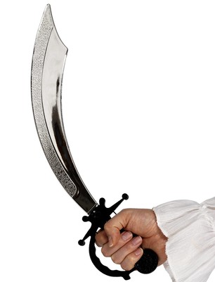 Piraten Kostüm Cutlass Spielzeug Schwert 50 cm Jack von Smiffys