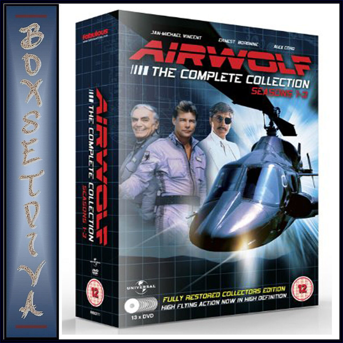AIRWOLF - COMPLETE COLLECTION - SEASONS 1 2 & 3 ***BRAND NEW DVD BOXSET **** AIRWOLF - COMPLETE COLLECTION - SEASONS 1 2 & 3 ***BRAND NEW DVD BOXSET ****