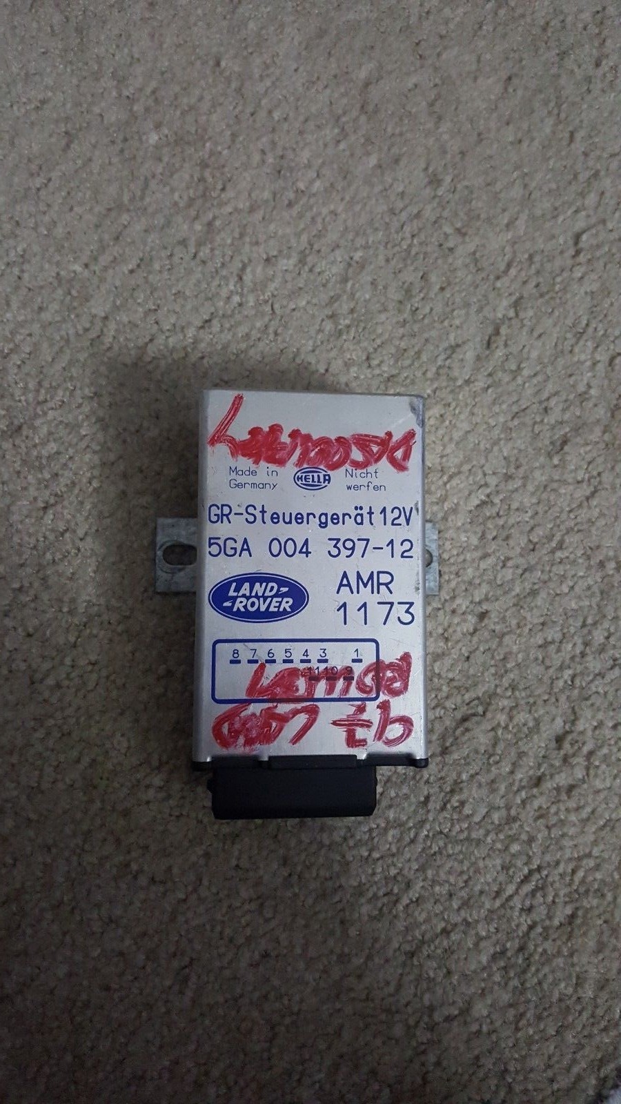 1997 97 LAND ROVER DISCOVERY CRUISE CONTROL MODULE OEM 5GA00439712 eBay