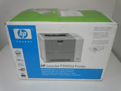 New HP P3005d LaserJet Duplex Printer *Includes Toner CD Manual Cables +Warranty