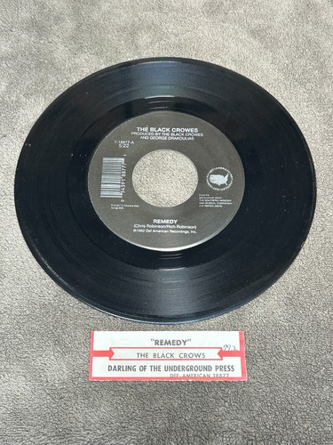 The Black Crowes - Remedy / Darling of the Underground Press -Def American EX/EX - Foto 2 di 2