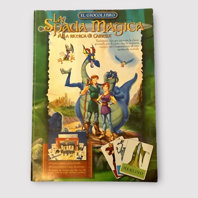 DAS SPIELBUCH Das magische Schwert Stanzkarten Figuren Theater 1998Warner Bros
