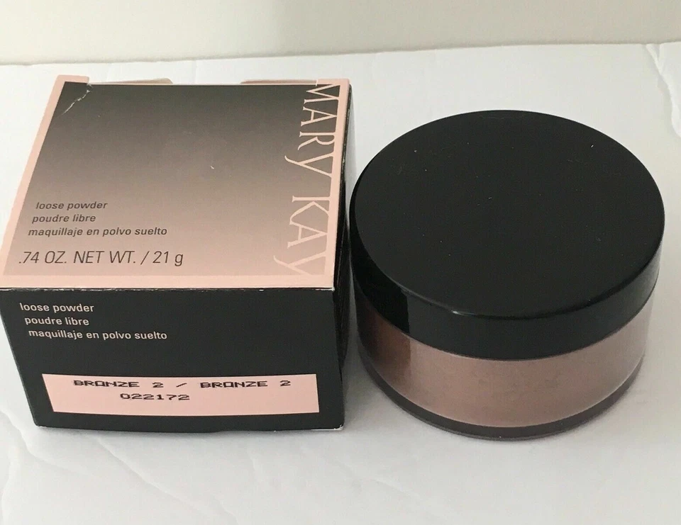 Mary Kay Loose Face Powder Perfect Signature Mineral CHOOSE Bronze 1 1.5 2 3 5 - Image 3 of 4