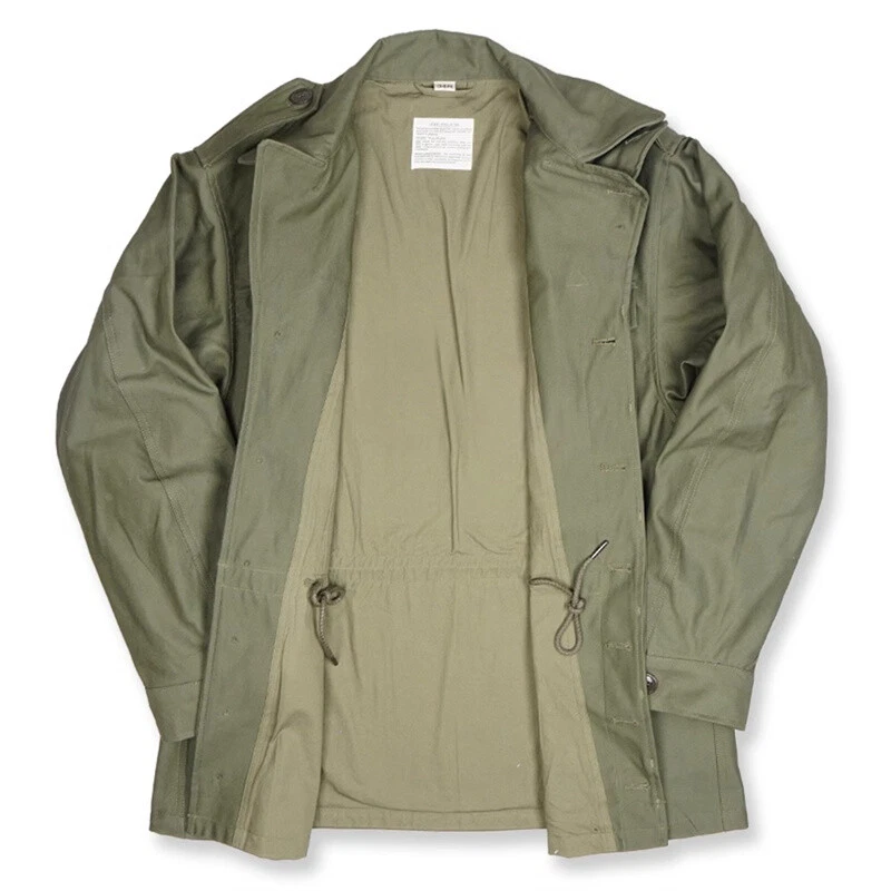 Replica WW2 US Military M43 Field Jacket WWII U.S. ARMY M1943 Men Tactical Coat  - Image 3 of 4