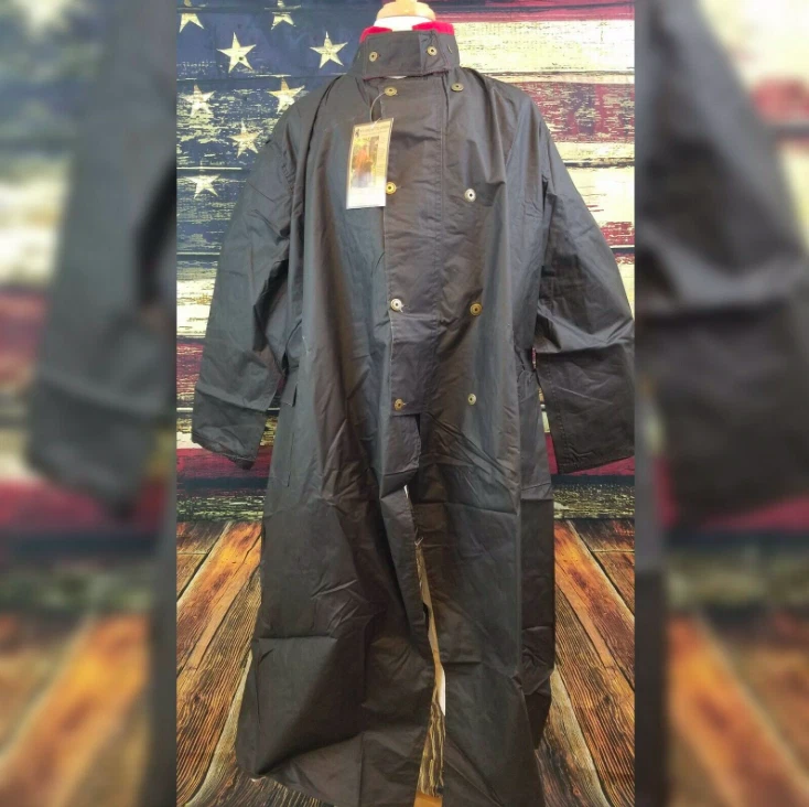 Wyoming Traders Unisex Ranch Wear Waterproof Riding Pommel Fish Slicker - BLACK
Opens in a new windo