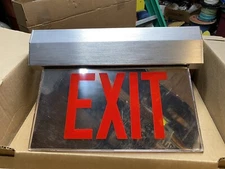 AtLite COOPER LIGHTING ARCHITECTURAL ALUMINUM EXIT SIGN LED Marathon Surface 