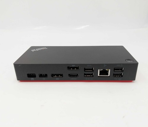 Station d'accueil universelle USB-C Lenovo ThinkPad 40AY0090US - Photo 3/4