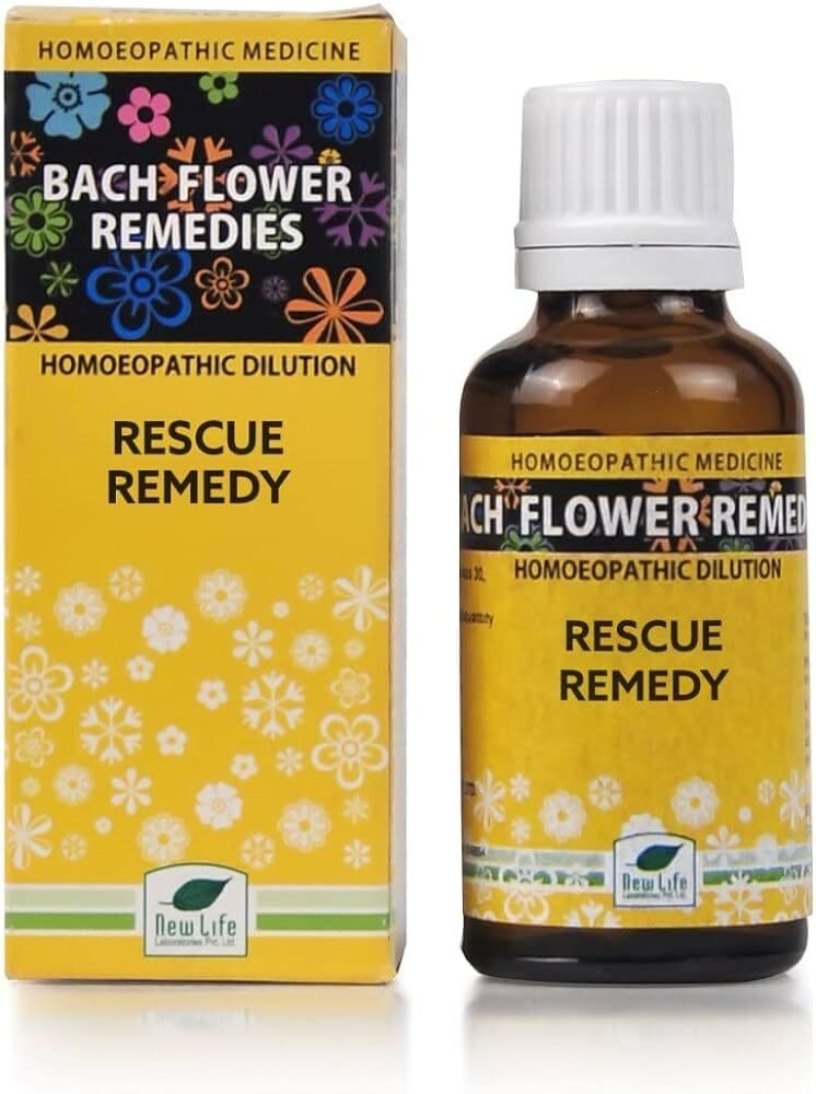Nuevo remedio de rescate floral Life Bach 30 ml - solución para ansiedad y depresión