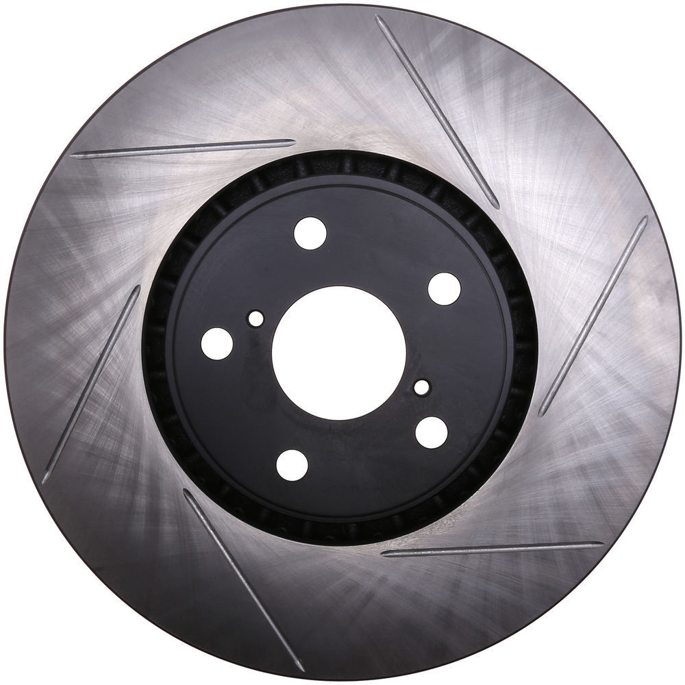 StopTech 13-18 Lexus GS350 Slotted & Drilled Front Left Rotor