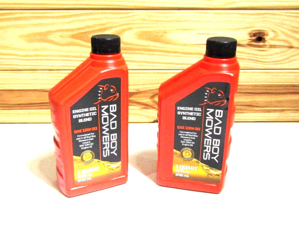 BAD BOY 10W30 ENGINE OIL BAD BOY 085-6015-00 SYNTHETIC BLEND FOR ALL ENGINES
