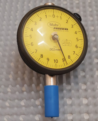 MAHR FEDERAL Dial Indicator Full Jeweled P1i  .002mm