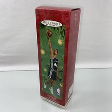 Hallmark Keepsake  TIM DUNCAN NBA Ornament Hoop Stars #7 San Antonio Spurs