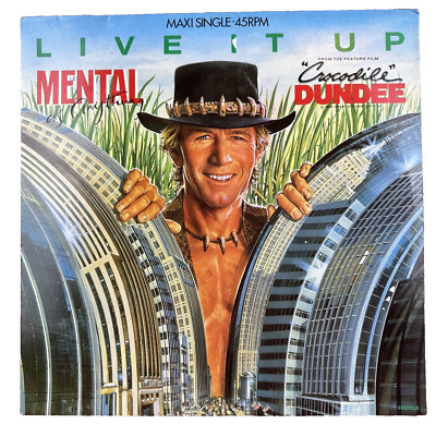 12'' Maxi - Mental As Anything - Live It Up - E588 - cleaned