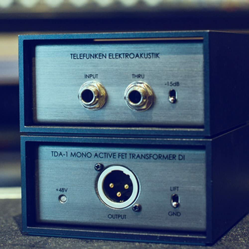 ギター TELEFUNKEN TDA-1(1ch) active D.I. New TELEFUNKEN TDA-1 1ch active direct box Effector From