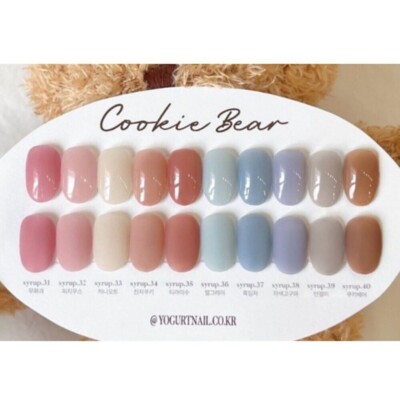Vernis Gel K-Beauty From The Nail - Édition Yocurt, 6 Couleurs, 10g, Effet Syrup, Neuf