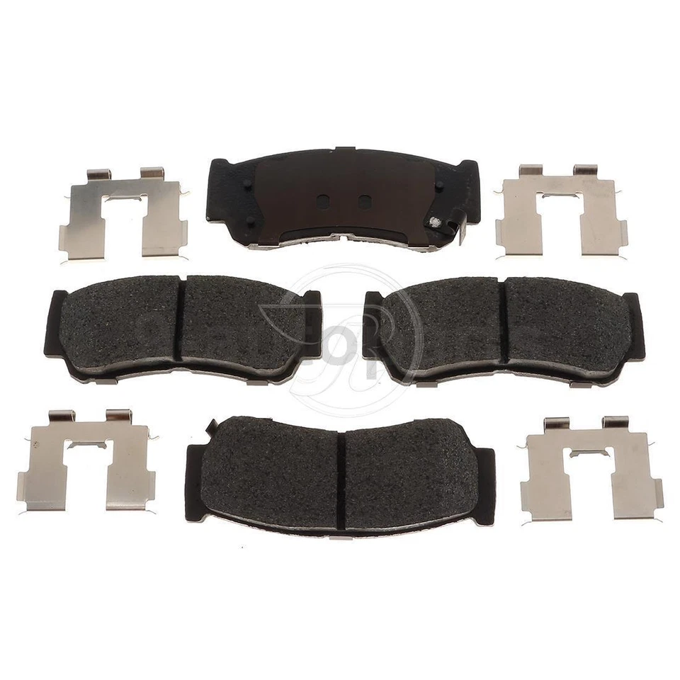 Rotores de freno de disco traseros + pastillas de freno de cerámica para Hyundai Santa Fe 2007 2008 2009 Foto 2 de 4