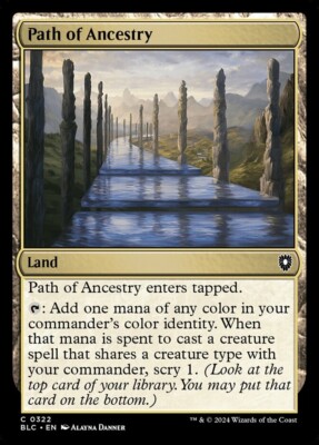 Path of Ancestry 0322 Non Foil Common Bloomburrow Commander MTG Near Mint