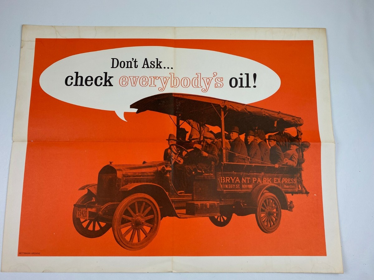 Promotional Vintage Foldout Poster 