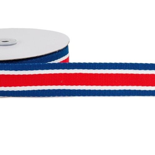 38 mm gestreiftes Gurtband mehrfarbig Tasche Herstellung Riemen Griffe Polyester 1m - 10m - Bild 22 von 30