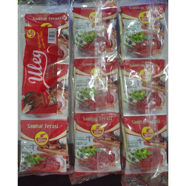 Sambal Uleg Finna Sambal Terasi Indonesia Food 23 gr (10 Sambal Uleg Finna Sambal Terasi Indonesia Food 23 gr (10