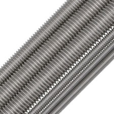 Image of Solid Fully Threaded Rod Bar Studding Allthread Stainless Steel 304 A2 M6 - M20