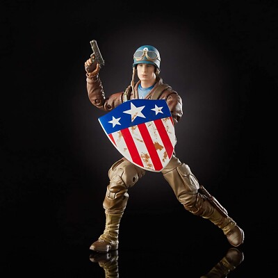 Sam Wilson & Steve Rogers Pack 2 Figurines Captain America Marvel Legends Hasbro 15 Cm