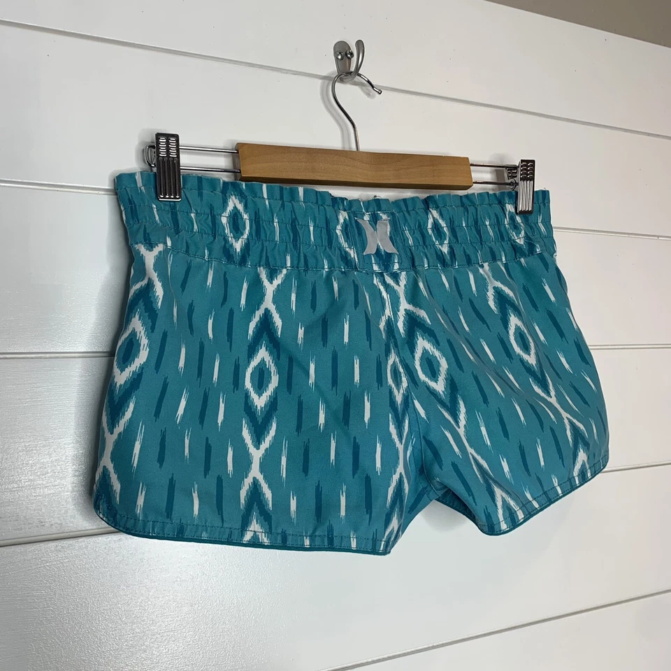 Under Armour Women's XS/S Shorts Reversible Board Shorts Swim Shorts Teal Blue - Image 2 of 4