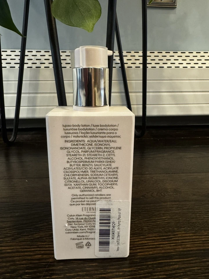 Eternity by Calvin Klein for Women 6.7 oz Luxurious Body Lotion w/Pump - Image 3 of 3