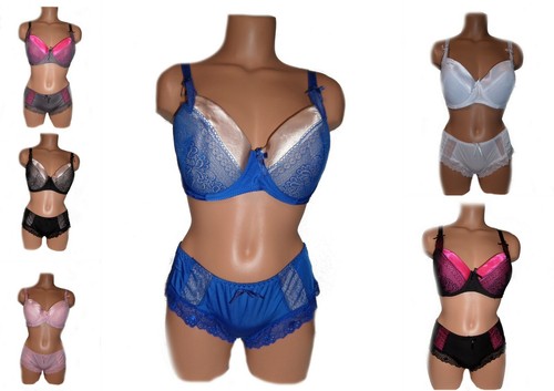 Damen Dessouspaket 2 Stück BH-Set Cup A,B,C,D,E Dessous-Set Wäsche - 第 19/50 張圖片