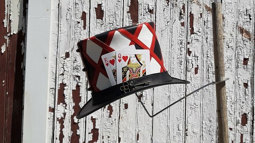 ALICE IN WONDERLAND JOHNNY DEPP MOVIE STYLE COSPLAY COSTUME MAD HATTERS TOP HAT - Picture 2 of 3