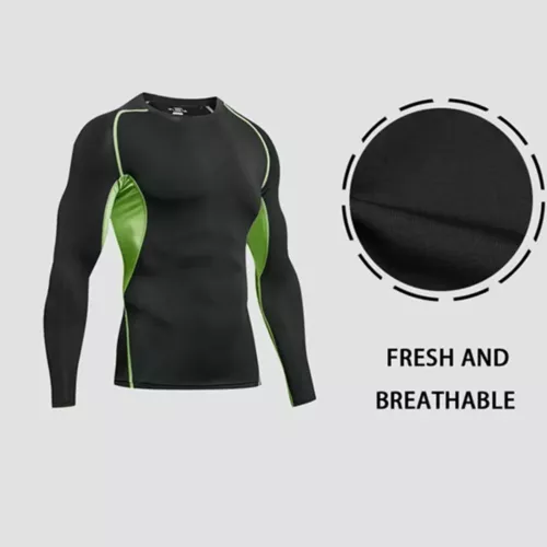 2er Pack Herren Kompressionsunterwäsche Unterunterwäsche Oberteil Tight Langarm T-Shirts - Bild 15 von 32