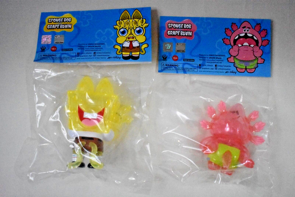 GRAPE BRAIN x UNBOX INDUSTRIES x SPONGEBOB HELL'S CAT PATRICK