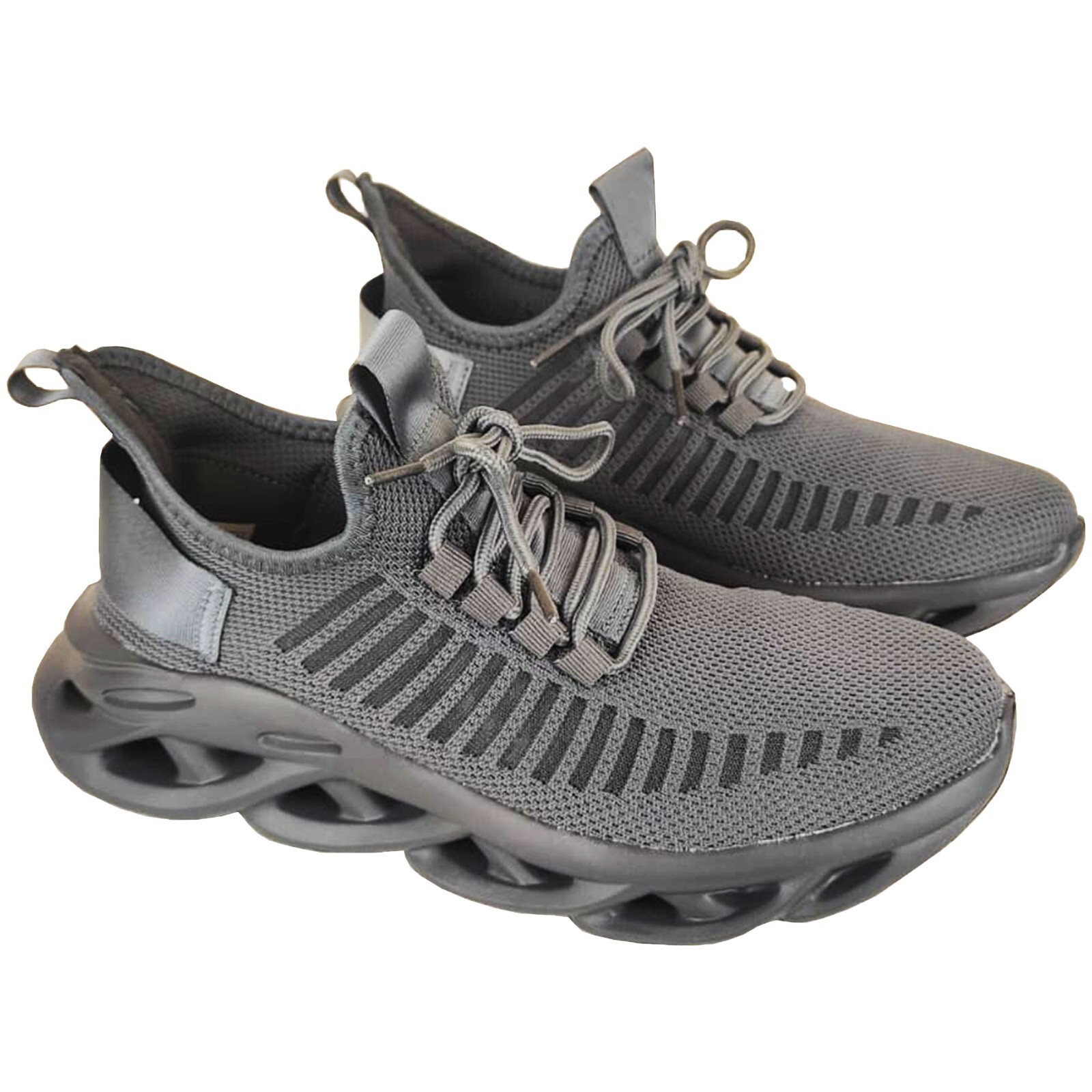 SAOLA Scarpe da ginnastica uomo sportive stringate suola grossa running passeggio palestra sneakers nuove