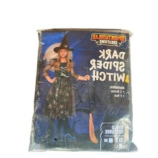 Spooktacular Creations Dark Spider Witch Child's Costume With Hat  Dress