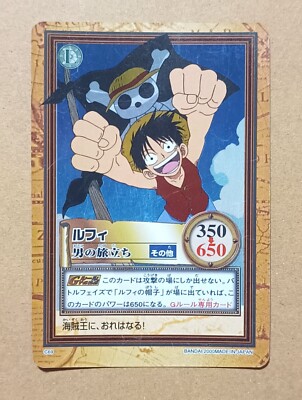 ワンピースハイパーバトル ルフィ C69 Monkey D. Luffy Holo C69 One Piece From TV animation Carddass