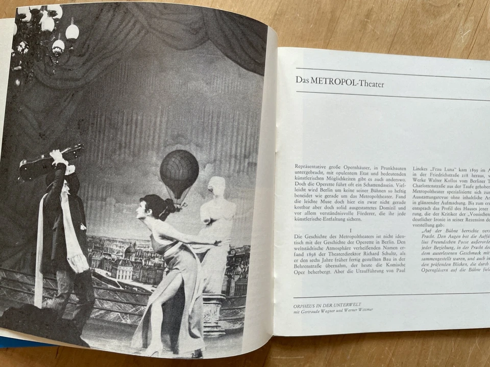 Spielzeit 1978 Metropol Theater Berlin Programm Spielplan DDR - Bild 2 von 4