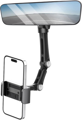 Karmus Rear View Mirror Phone Holder, Rearview Holder for Black