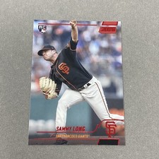 Sammy Long Rookie Card RED FOIL Parallel 2022 Topps Stadium Club #78 RC Giants