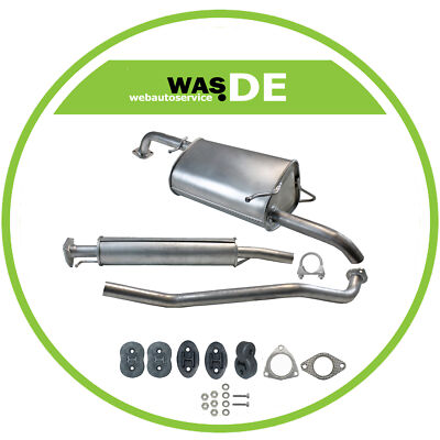 Mittelschalldämpfer + Endschalldämpfer Daewoo & Chevrolet Lacetti/Nubira 1.6/1.8