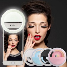 Luxury Selfie Luminous LED Light Up Phone Ring For iPhone Samsung LG