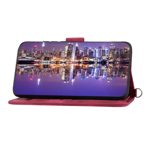 Leather Crossbody Flower Wallet Phone Case For Samsung S25 S24 S23 S22 S21 S20FE - Picture 61 of 75
