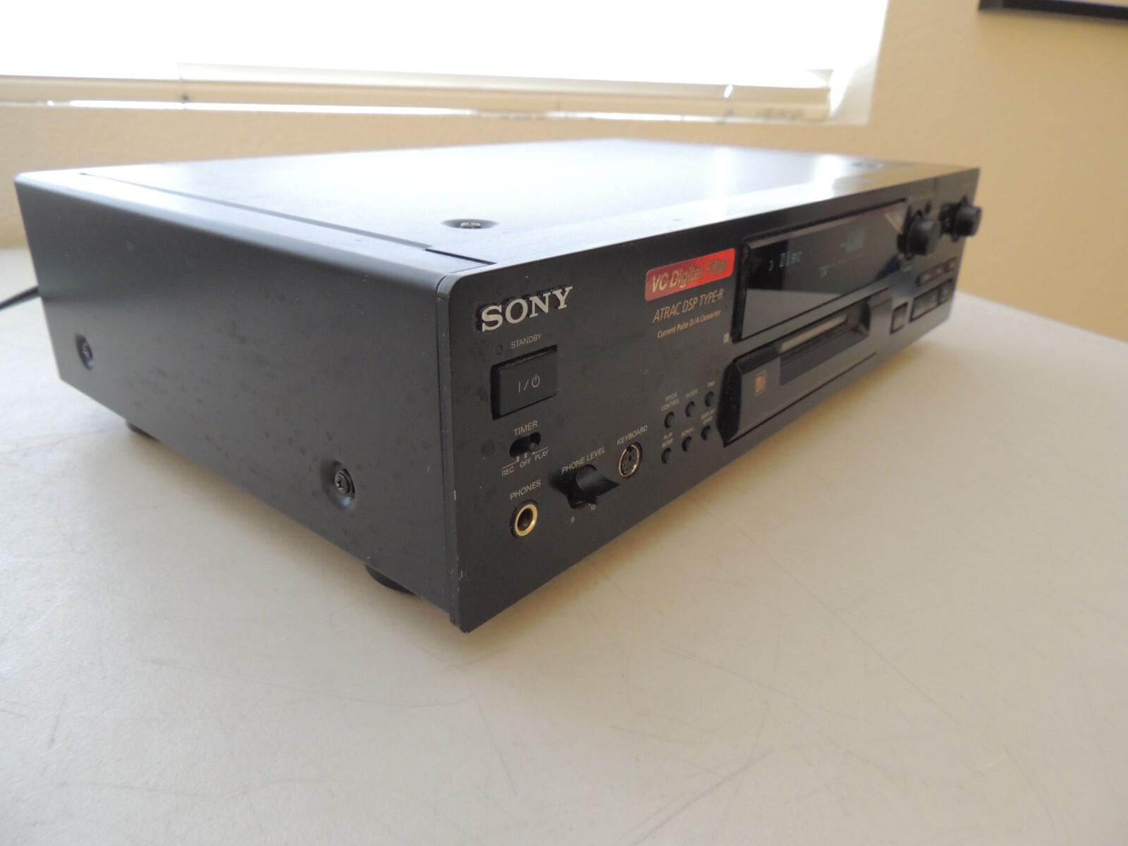 Sony MDSJB930 ATRAC Minidisc Recorder TypeR NO Remote eBay