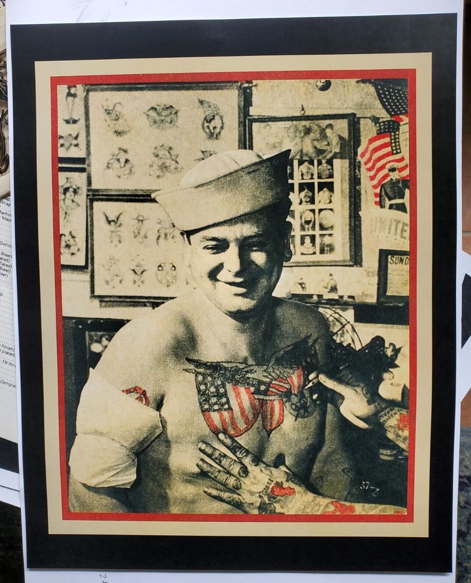 1930s antique charlie charles wagner bowery nyc tattoo photo