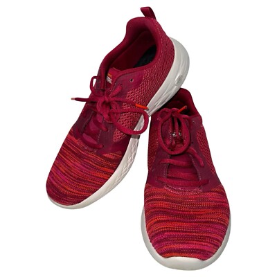 Skechers Go Run 600 'Red' 15081-PNK Women s Size 8.5 Red/Pink