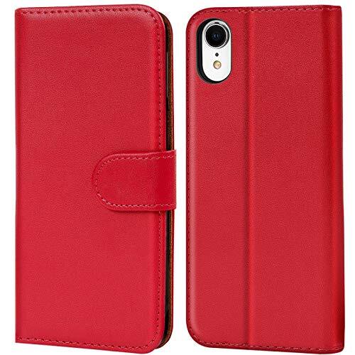 Verco custodia per Apple iPhone XR, Case per iPhone XR Cover PU Pelle (s7v)