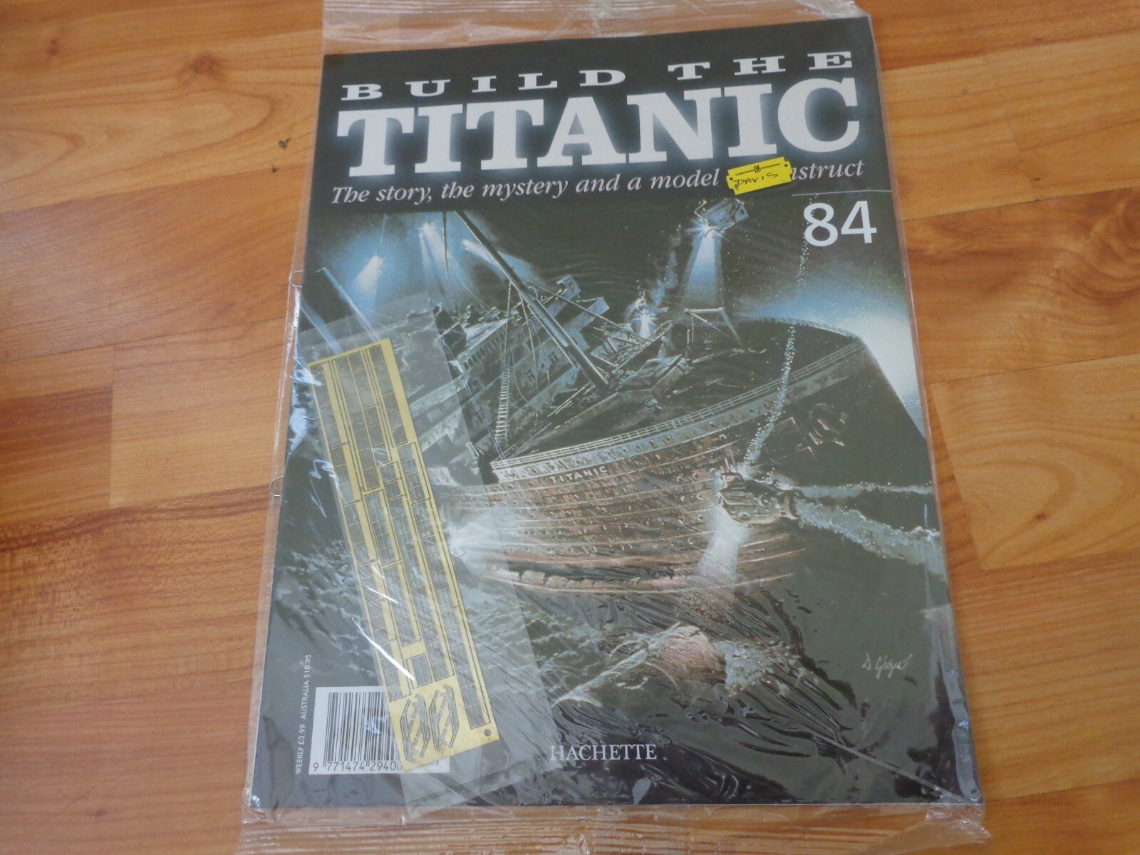 1/250 HACHETTE BUILD THE TITANIC MODEL SHIP ISSUE 84 INC PART PICTURED