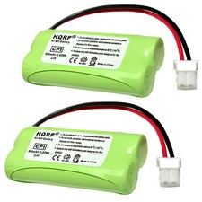 2-Pack HQRP Battery for VTech C/D/L/S Series Cordless Phones, BT162342 BT262342