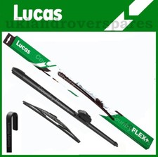 LIMPIAPARABRISAS TOYOTA YARIS LUCAS DELANTERO 28"" Y TRASERO DE REPUESTO 12"" 2011 A 2021